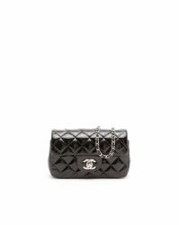 Chanel Classic Patent Extra Mini Rectangular Single Flap Bag