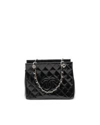 Chanel Small Patent GST Grand Shopping Tote Bag