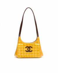 Chanel CC Patent Chocolate Bar Bag