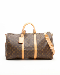 Louis Vuitton Monogram Keepall Bandoulière 50 Weekend Bag