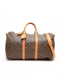 Louis Vuitton Monogram Keepall Bandoulière 50 Weekend Bag