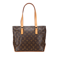Louis Vuitton B Louis Vuitton Brown Monogram Canvas Fabric Monogram Cabas Piano France