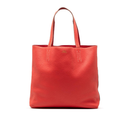 Hermès AB Hermès Red Calf Leather Clemence Double Sens 36 France