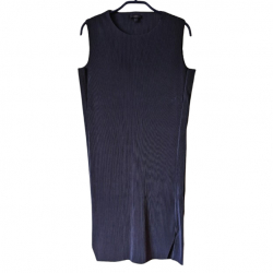 Cos Navy pleated dress S-M