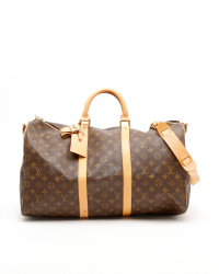 Louis Vuitton Monogram Keepall Bandoulière 50 Weekend Bag