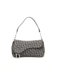 Christian Dior Oblique Long Saddle Shoulder Bag