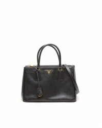 Prada Large Saffiano Lux Galleria Double Zip Bag