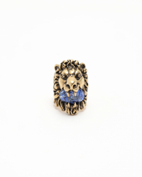 Gucci Lion Rhinestone Ring, size 51