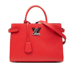 Louis Vuitton AB Louis Vuitton Red Epi Leather Leather Epi Twist Tote France