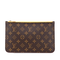 Louis Vuitton AB Louis Vuitton Brown Monogram Canvas Canvas Monogram Neverfull Pouch France