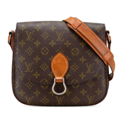 Louis Vuitton B Louis Vuitton Brown Monogram Canvas Fabric Monogram Saint Cloud GM France