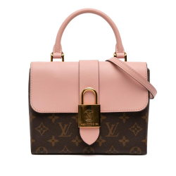 Louis Vuitton AB Louis Vuitton Brown with Pink Monogram Canvas Fabric Monogram Locky BB France