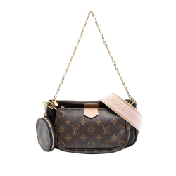 Louis Vuitton B Louis Vuitton Brown Monogram Canvas Fabric Monogram Multi Pochette Accessoires France