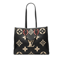 Louis Vuitton B Louis Vuitton Black Monogram Empreinte Leather Giant Crafty Onthego GM France