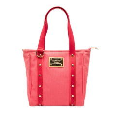Louis Vuitton B Louis Vuitton Pink Canvas Fabric Antigua Cabas MM France