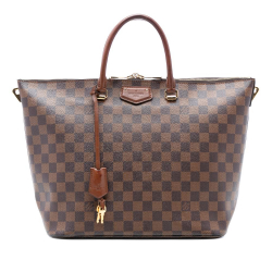Louis Vuitton B Louis Vuitton Brown Damier Canvas Fabric Damier Ebene Belmont MM France