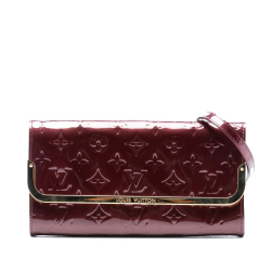 Louis Vuitton B Louis Vuitton Red Burgundy Vernis Leather Leather Monogram Vernis Rossmore MM France