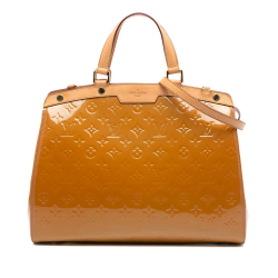 Louis Vuitton B Louis Vuitton Brown Vernis Leather Leather Monogram Vernis Brea GM France