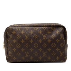 Louis Vuitton AB Louis Vuitton Brown Monogram Canvas Fabric Monogram Trousse Toilette 28 France