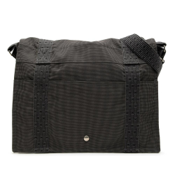 Hermès AB Hermès Gray Canvas Fabric Herline Besace MM France