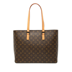 Louis Vuitton AB Louis Vuitton Brown Monogram Canvas Fabric Monogram Luco Spain