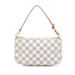Louis Vuitton B Louis Vuitton White Damier Canvas Fabric Damier Azur Pochette Accessoires Spain