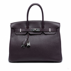Hermès Birkin 35 Togo Leather Top-Handle Bag Raisin