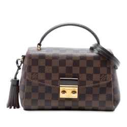 Louis Vuitton B Louis Vuitton Brown Damier Canvas Fabric Damier Ebene Croisette France