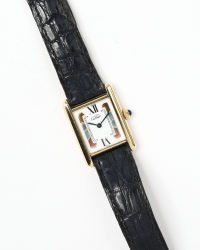Cartier Tank Vermeil 21mm ca 2000 Watch