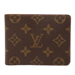 Louis Vuitton AB Louis Vuitton Brown Monogram Canvas Fabric Monogram Multiple Wallet France