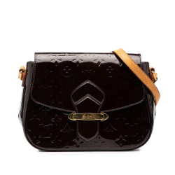 Louis Vuitton B Louis Vuitton Purple Vernis Leather Leather Monogram Vernis Bellflower GM France