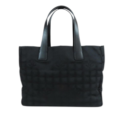 Chanel AB Chanel Black Nylon Fabric New Travel Line Tote France