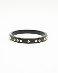 Chanel Logo Resin Pearl Bangle