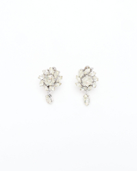 Christian Dior Rhinestone Clip-on Earrings