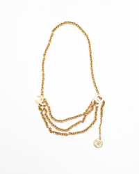 Chanel Coco Mark 3-Row Chain Belt