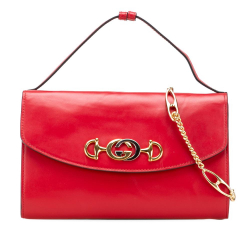 Gucci B Gucci Red Calf Leather Small Zumi Satchel Italy