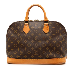 Louis Vuitton B Louis Vuitton Brown Monogram Canvas Fabric Monogram Alma PM United States