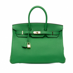 Hermès Birkin 35 Togo Leather Top-handle Bag Bambou