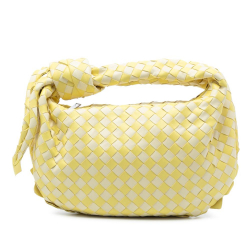 Bottega Veneta AB Bottega Veneta Yellow Nappa Leather Leather Teen Bicolor Nappa Intrecciato Dragon Jodie Italy