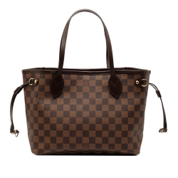 Louis Vuitton AB Louis Vuitton Brown Damier Canvas Fabric Damier Ebene Neverfull PM France