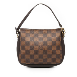 Louis Vuitton B Louis Vuitton Brown Damier Canvas Fabric Damier Ebene Trousse Pochette France