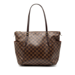 Louis Vuitton B Louis Vuitton Brown Damier Canvas Fabric Damier Ebene Totally MM France