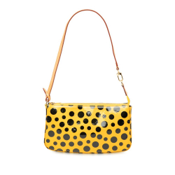 Louis Vuitton Yellow Yayoi Kusama Monogram Vernis Dots Infinity Pochette Accessoires France