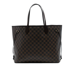 Louis Vuitton AB Louis Vuitton Brown Damier Canvas Fabric Damier Ebene Neverfull GM France