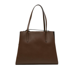 Marni A Marni Brown with Black Calf Leather Bicolor 9 to 5 Tote France