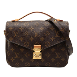 Louis Vuitton B Louis Vuitton Brown Monogram Canvas Fabric Monogram Pochette Metis France
