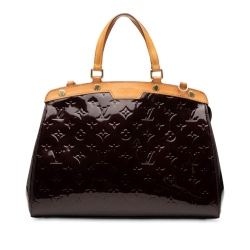 Louis Vuitton B Louis Vuitton Purple Vernis Leather Leather Monogram Vernis Brea MM France