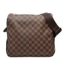 Louis Vuitton B Louis Vuitton Brown Damier Canvas Fabric Damier Ebene Naviglio France