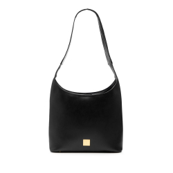 Celine B Celine Black Calf Leather Shoulder Bag Italy