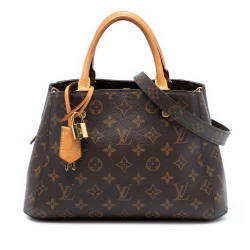 Louis Vuitton B Louis Vuitton Brown Monogram Canvas Fabric Monogram Montaigne BB Spain